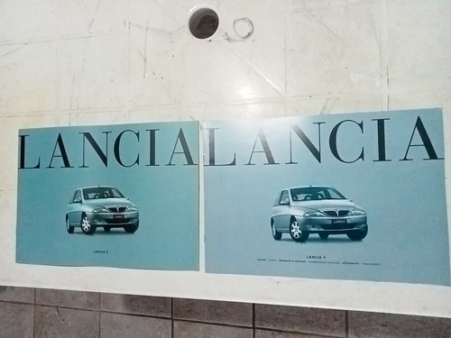 Lancia brochure depliant - lancia,