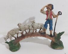 84256 Pastorello Presepe - statuina in plastica - Pastore con pecore