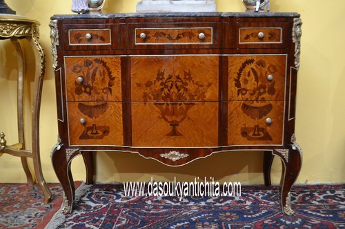 Comò tre cassetti stile - comò,