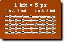 Kit 5 barre strip led 390LED-A 390LED-B TE39275N25F1C10D TE39275B35TXH TX39A300B