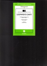 Leopardi canti bicentenario - leopardi's,