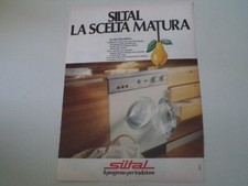 advertising Pubblicità 1981 LAVATRICE SILTAL