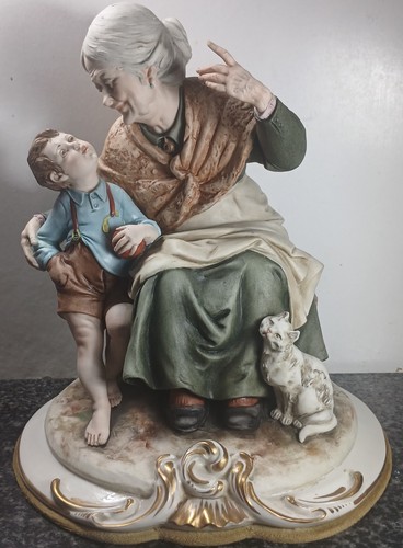 Vintage capodimonte bruno - vintage,