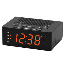 ITOMA Sveglia per Camera Da Letto: Radio Fm/Connessione Wireless/Schermo LED Dim