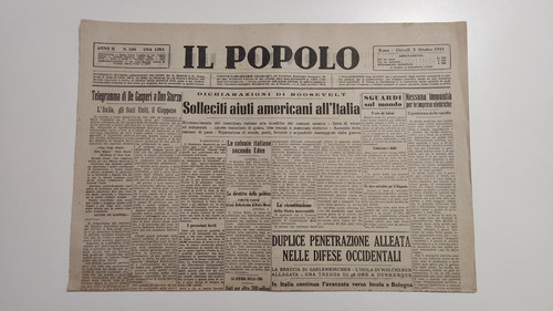 Popolo ottobre 1944 - popolo,
