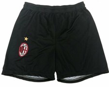 PANTALONCINI MILAN UFFICIALI taglie Adulto Bambino PANTALONCINO NERO UFFICIALE