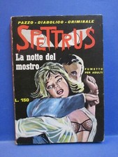 SPETTRUS n. 1 La notte del mostro Cervinia 1965 originale OTTIMO ECCELLENTE !!