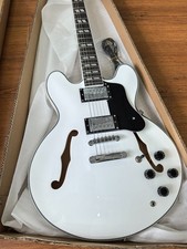 es-335 White Hollow Chitarra