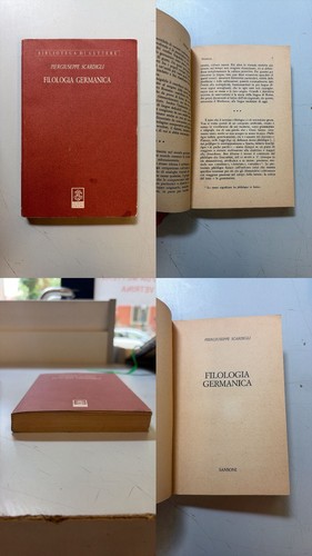 Filologia germanica scardigli - filologia,