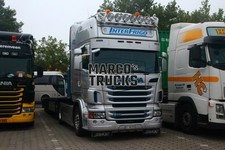 Truck photo Scania R 580 tractor unit only Switzerland silver INTERFRIGO #e6pd