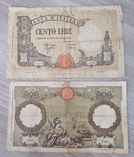 CENTO 100 LIRE BARBETTI GRANDE B E CAPRANESI AQUILA ROMANA