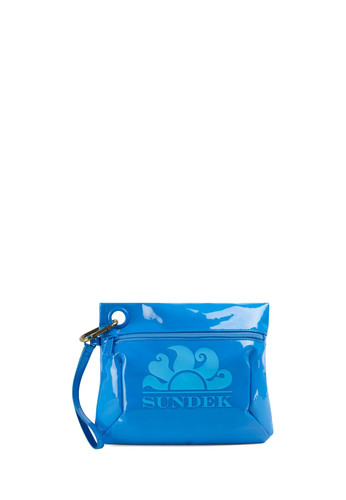 Sundek pochette clutch azzurro - sundek,