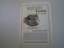 advertising Pubblicità 1941 DUCATI RADIO RR 4401