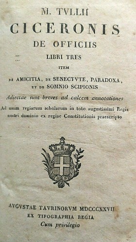 Ciceronis officiis libri - ciceronis,