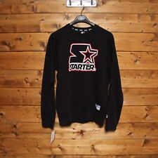 Felpa Starter Taglia. L Usato (Cod.EBAY1368) Uomo Nero Cotone Made In Italy