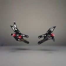 PEDANE ARRETRATE ALLUMINIO CNC NERE ARASHI YAMAHA R1 2005-2022