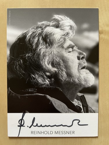 Reinhold messner cartolina - messner,