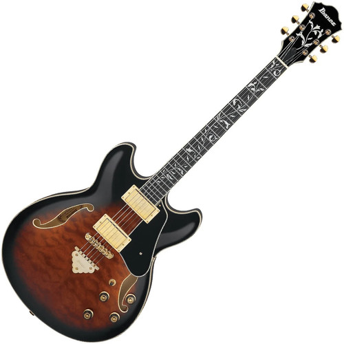 Ibanez as93qmsp dbs - dark, brown