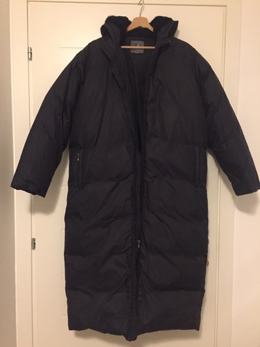 Piumino donna nero lungo - tg., l