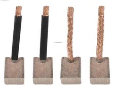 Kit spazzole carbone CARBONE MITSUBISHI AS-PL avviamento starter 6,8x12x17mm JASX69-70