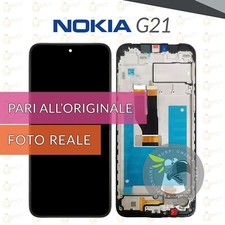 DISPLAY NOKIA G21 TA-1418 SCHERMO FRAME LCD VETRO TOUCH SCREEN PARI A ORIGINALE