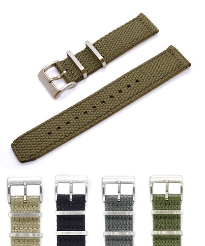20mm 22mm canvas - 20mm, canvas-tessuto