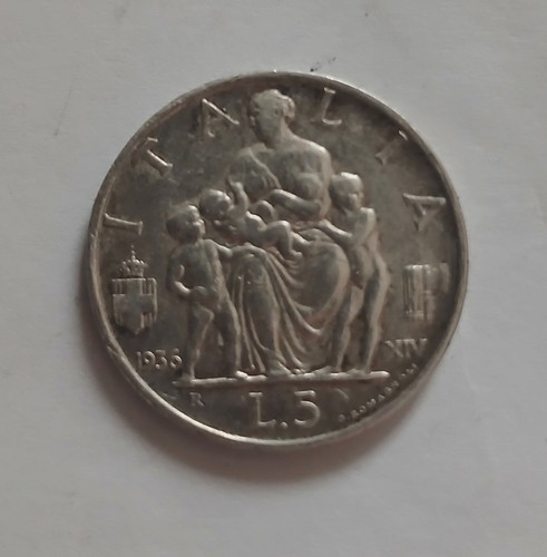 Lire argento fecondita 1936 - lire, fecondita'