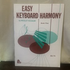 Easy Keyboard Harmony Book