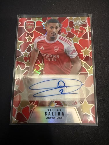 Topps chrome firmato william - topps,