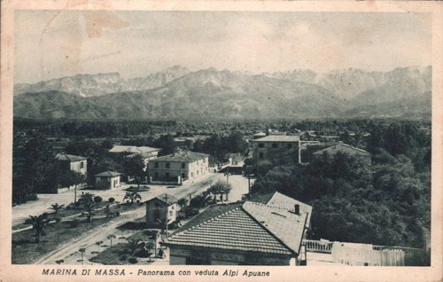 Massa carrara panorama - massa, alpi