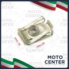 PIASTRINA PER VITE PASSO M6 SERBATOIO OLIO - PEDALE FRENO - FANALE POSTERIORE - 