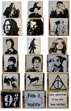 QUADRI, APPENDICHIAVI, ATTACCAPANNI TEMA HARRY POTTER 30 SOGGETTI DISPONIBILI