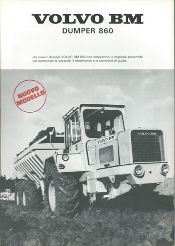 Brochure volvo dumper 860 - brochure,