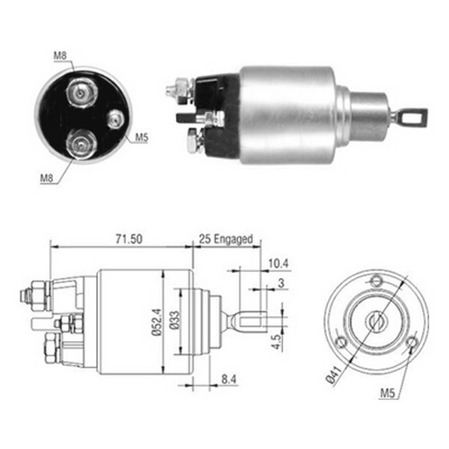 140 elettromagnete motore - cv,