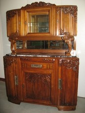 Credenza doppio corpo in noce
