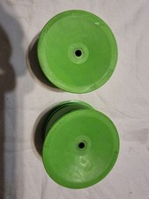 Coppia ruote esagonali posteriori Schumacher verdi per passeggino