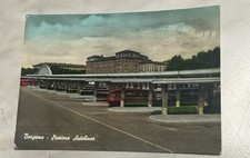 CARTOLINA BERGAMO - STAZIONE AUTOLINEE FG VIAGGIATA