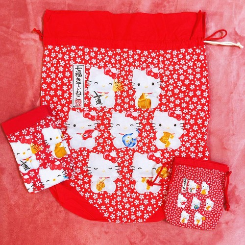 Set fukuju hello kitty - kitty,