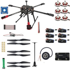 Kit Esacottero Drone Aerei 6 Assi Tarocchi FY690S Telaio GPS APM F07803-B