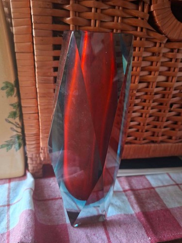Vaso vetro sommerso murano - vaso,