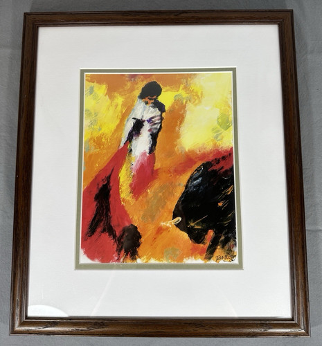 Vintage bullfight matador - bullfight,