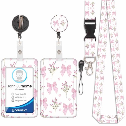 Porta badge con cordino - cordino, da