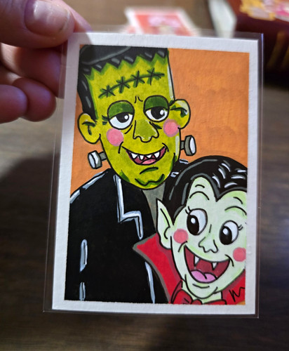 Aceo dipinto originale - aceo,