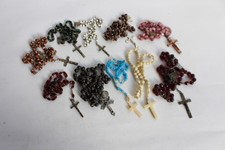 Collezione di 10 rosari antica