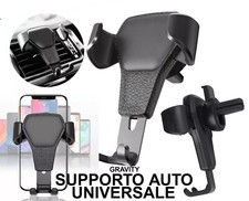 PORTA TELEFONO CELLULARE PER AUTO UNIVERSALE SUPPORTO SMARTPHONE BOCCHETTE ARIA