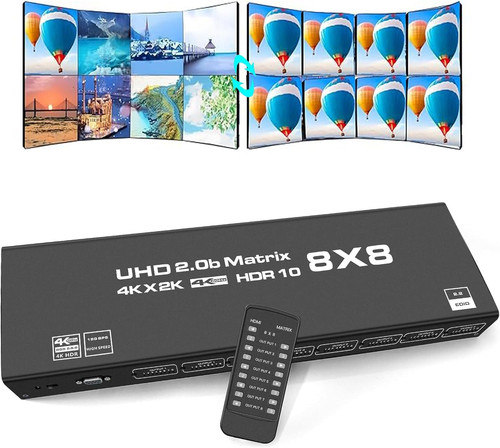 8x8 hdmi matrix 60hz in - 4k@60hz, 8