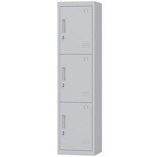 HOMCOM Armadio da Ufficio a 3