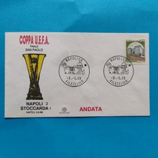 COPPA E.E.F.A.  FINALE SAN PAOLO - NAPOLI 2 STOCCARDA 1 - BUSTA FDC PRIMO GIORNO