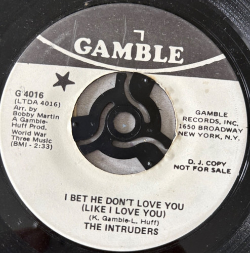 The intruders i bet - , he
