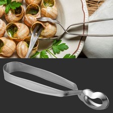  3 Pezzi Pinza Lumaca Acciaio Inox Antiscotta Frutti di Mare Buffet Clip Cucina